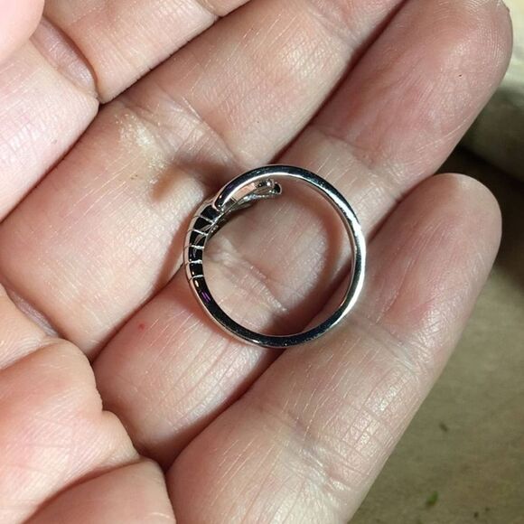 Dragonfly Sterling Silver Wrap Ring Sizes 7,10,11 - Picture 4 of 6